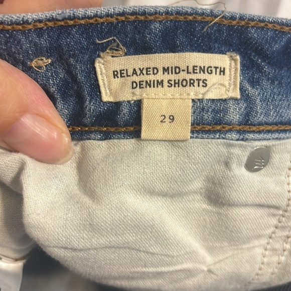 Madewell Relaxed Mid Length Denim Shorts, 29 - Picture 5 of 5